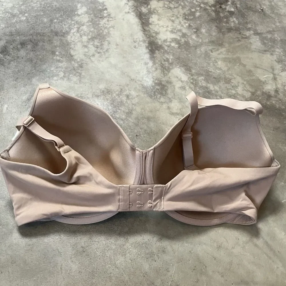 Skims Bra Womens 38DD Beige Clay Wired Adjustable Straps Hook and Eye Closure - Picture 3 of 6